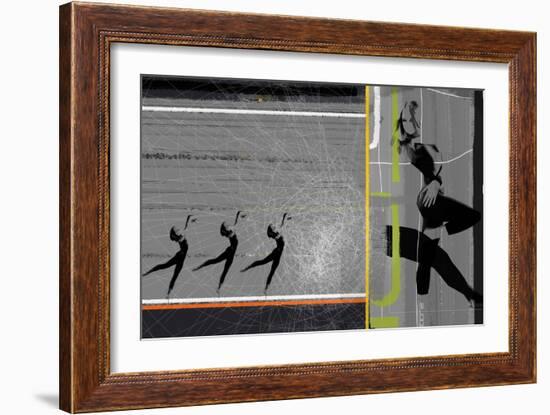 Pose and Jump-NaxArt-Framed Art Print