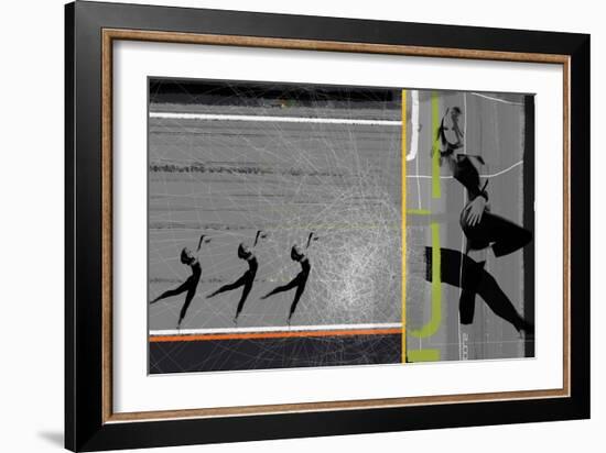 Pose and Jump-NaxArt-Framed Art Print