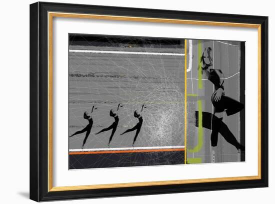 Pose and Jump-NaxArt-Framed Art Print