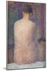 Pose from the Back-Georges Seurat-Mounted Giclee Print