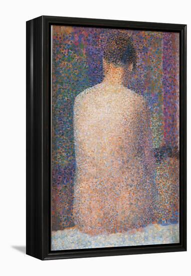 Pose from the Back-Georges Seurat-Framed Premier Image Canvas