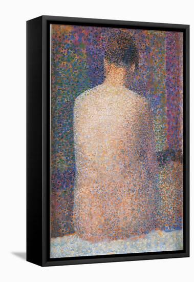 Pose from the Back-Georges Seurat-Framed Premier Image Canvas