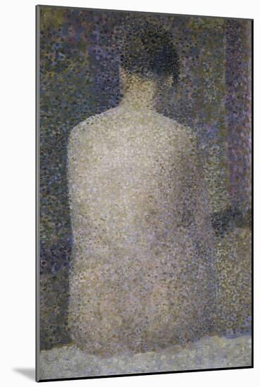 Pose from the Back-Georges Seurat-Mounted Giclee Print