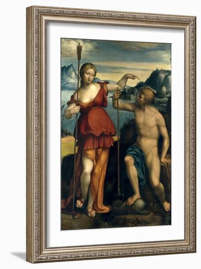 Poseidon and Athena-Garofalo-Framed Giclee Print