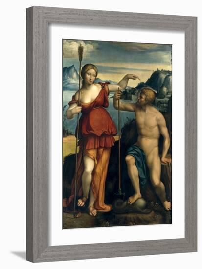 Poseidon and Athena-Garofalo-Framed Giclee Print