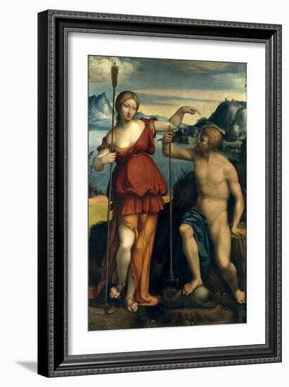 Poseidon and Athena-Garofalo-Framed Giclee Print