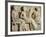 Poseidon, Apollo and Artemis, the Parthenon Frieze (East Side), c. 442-38 BC Classical Greek-null-Framed Photographic Print