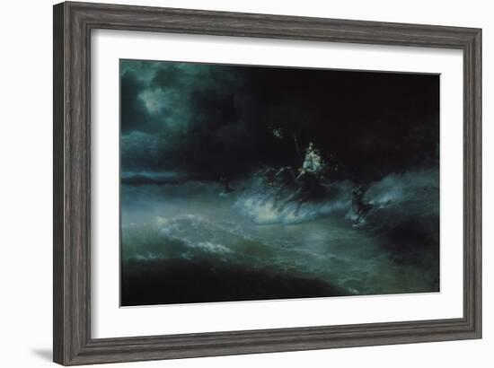 Poseidon's Travel over the Sea, 1894-Ivan Konstantinovich Aivazovsky-Framed Giclee Print