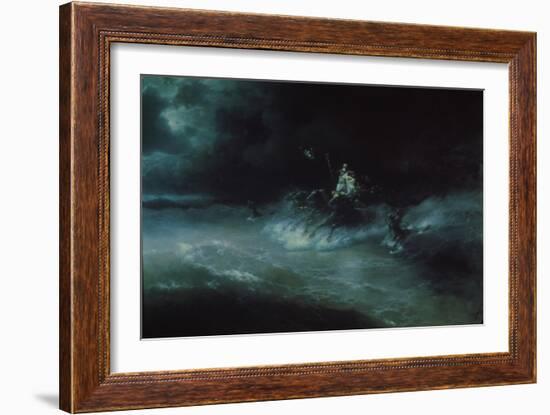 Poseidon's Travel over the Sea, 1894-Ivan Konstantinovich Aivazovsky-Framed Giclee Print