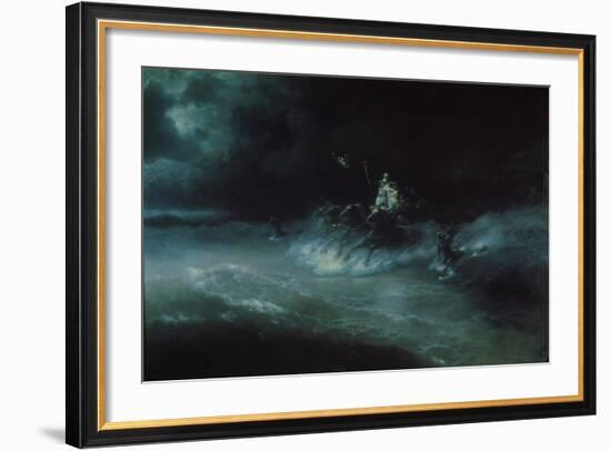 Poseidon's Travel over the Sea, 1894-Ivan Konstantinovich Aivazovsky-Framed Giclee Print