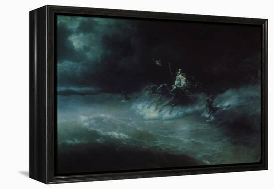 Poseidon's Travel over the Sea, 1894-Ivan Konstantinovich Aivazovsky-Framed Premier Image Canvas