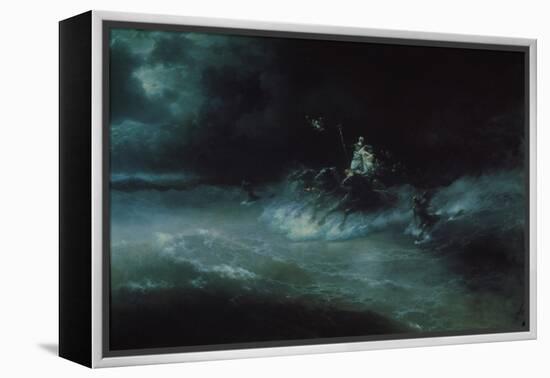 Poseidon's Travel over the Sea, 1894-Ivan Konstantinovich Aivazovsky-Framed Premier Image Canvas