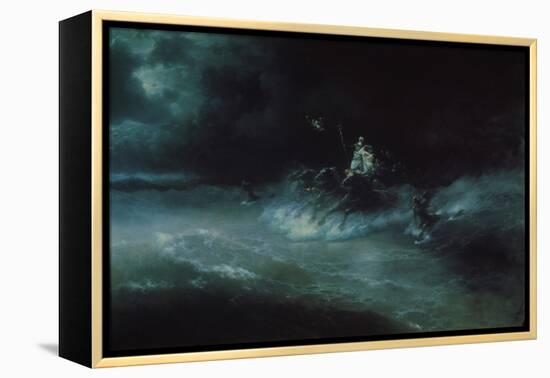 Poseidon's Travel over the Sea, 1894-Ivan Konstantinovich Aivazovsky-Framed Premier Image Canvas