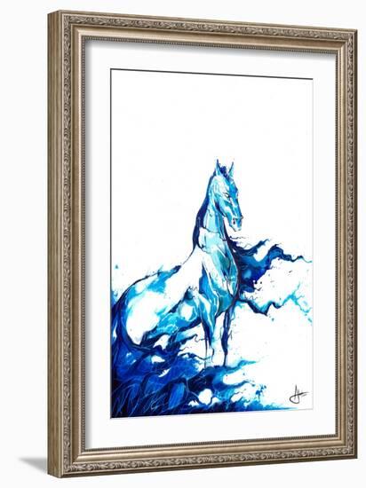 Poseidon-Marc Allante-Framed Art Print