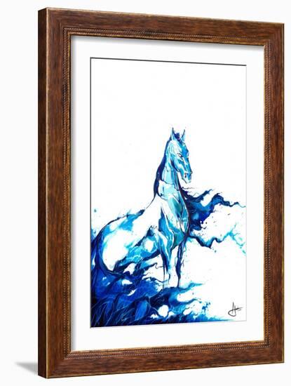 Poseidon-Marc Allante-Framed Art Print