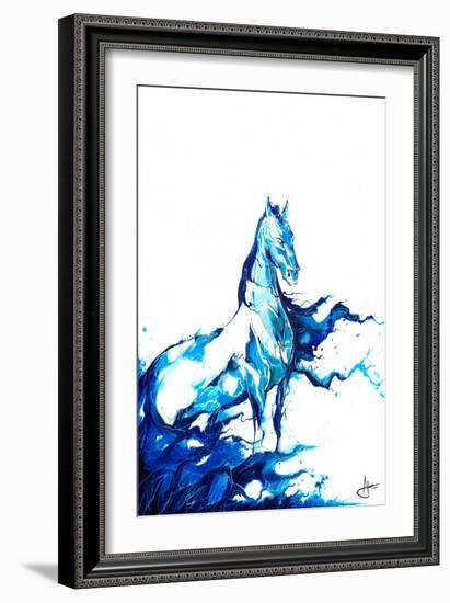 Poseidon-Marc Allante-Framed Art Print