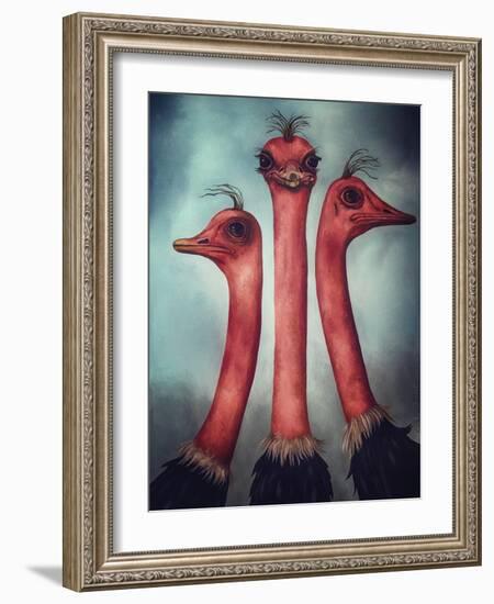 Posers 4-Leah Saulnier-Framed Giclee Print