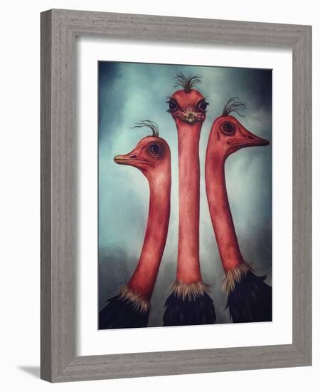 Posers 4-Leah Saulnier-Framed Giclee Print