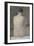 Poseuse de dos-Georges Seurat-Framed Giclee Print