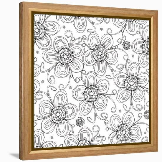 Posie Pattern-Robbin Rawlings-Framed Stretched Canvas