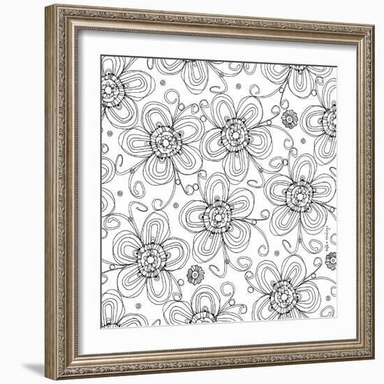 Posie Pattern-Robbin Rawlings-Framed Art Print