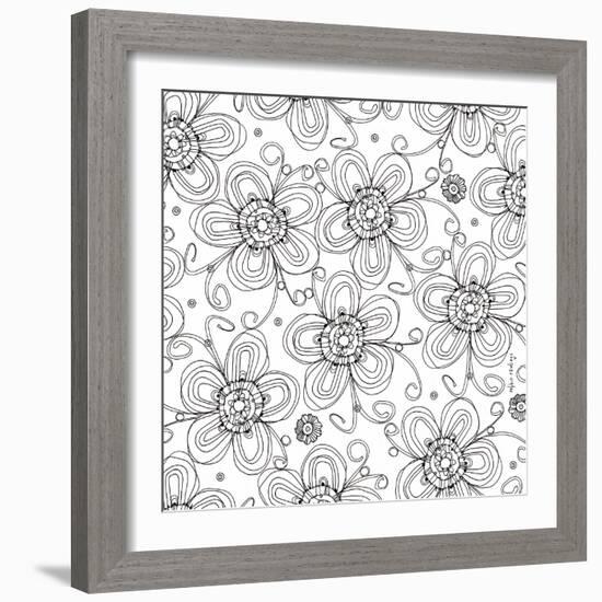 Posie Pattern-Robbin Rawlings-Framed Art Print