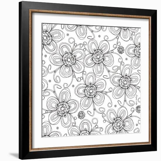 Posie Pattern-Robbin Rawlings-Framed Art Print