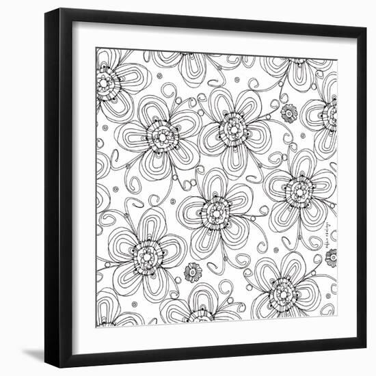 Posie Pattern-Robbin Rawlings-Framed Art Print