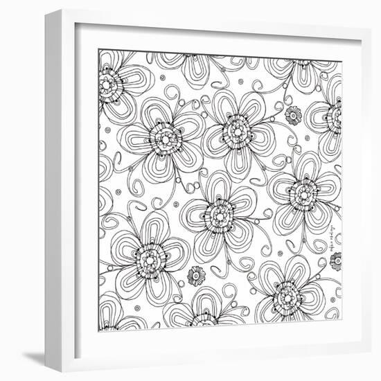 Posie Pattern-Robbin Rawlings-Framed Art Print