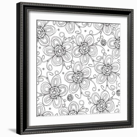 Posie Pattern-Robbin Rawlings-Framed Art Print