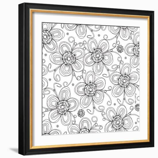 Posie Pattern-Robbin Rawlings-Framed Art Print