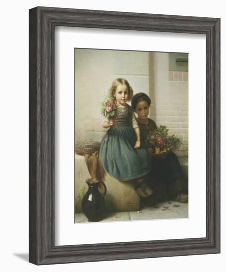 Posies, c.1855-Friedrich Boser-Framed Giclee Print