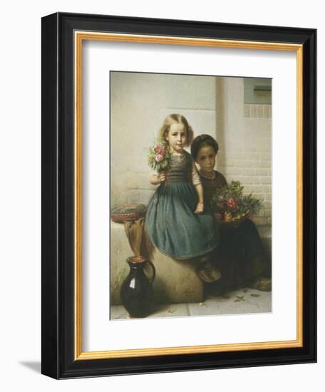 Posies, c.1855-Friedrich Boser-Framed Giclee Print