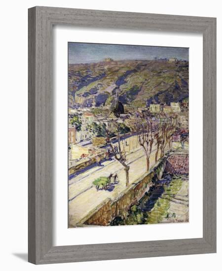 Posillipo, Italy-Childe Hassam-Framed Giclee Print