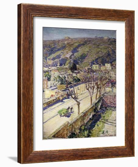 Posillipo, Italy-Childe Hassam-Framed Giclee Print