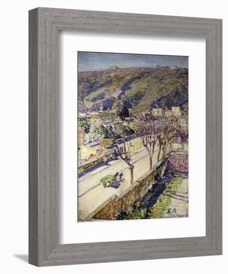 Posillipo, Italy-Childe Hassam-Framed Giclee Print