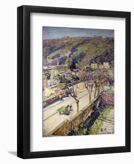 Posillipo, Italy-Childe Hassam-Framed Giclee Print