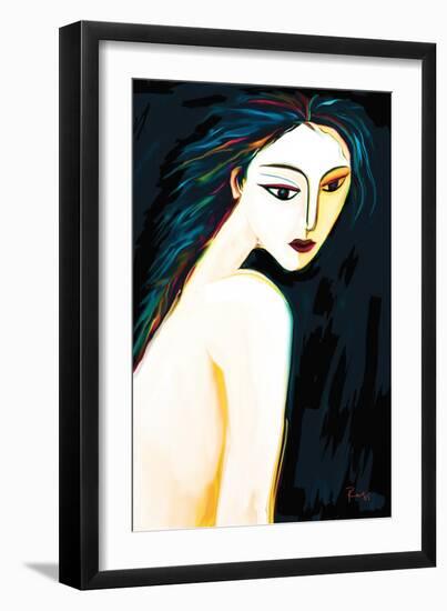 Posing Nude 1-Rabi Khan-Framed Art Print