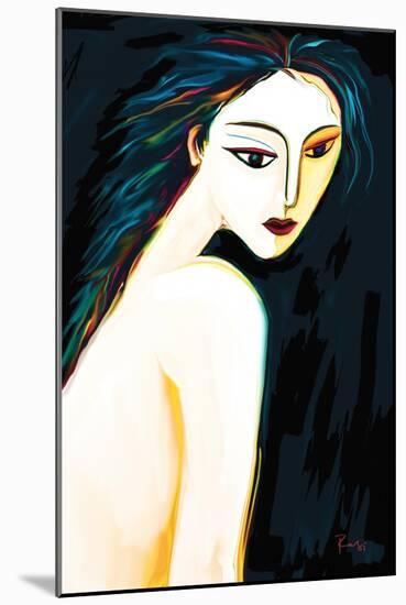 Posing Nude 1-Rabi Khan-Mounted Art Print