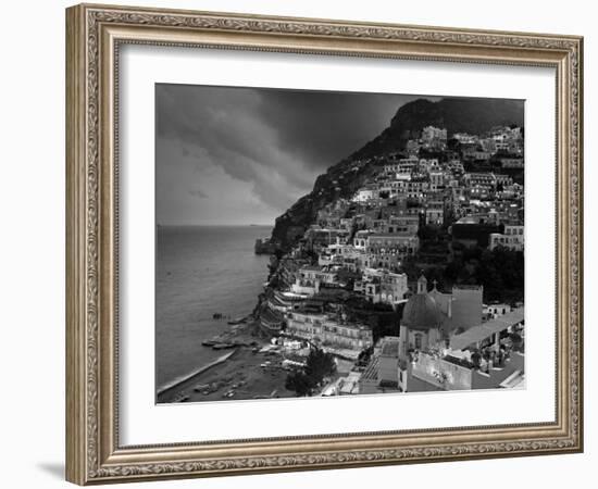 Positano, Amalfi Coast, Italy-Walter Bibikow-Framed Photographic Print