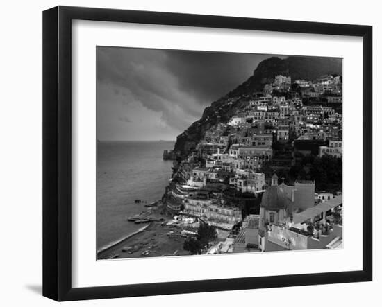 Positano, Amalfi Coast, Italy-Walter Bibikow-Framed Photographic Print