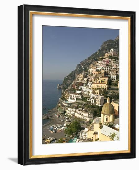 Positano, Amalfi Coast, UNESCO World Heritage Site, Campania, Italy, Europe-Marco Cristofori-Framed Photographic Print