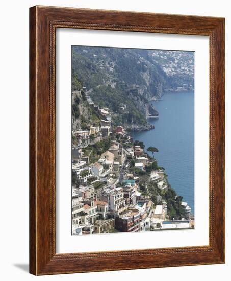 Positano, Amalfi Peninsula, UNESCO World Heritage Site, Campania, Italy, Mediterranean, Europe-Angelo Cavalli-Framed Photographic Print