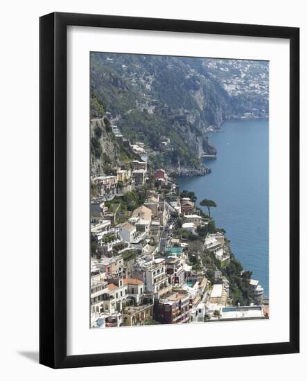 Positano, Amalfi Peninsula, UNESCO World Heritage Site, Campania, Italy, Mediterranean, Europe-Angelo Cavalli-Framed Photographic Print