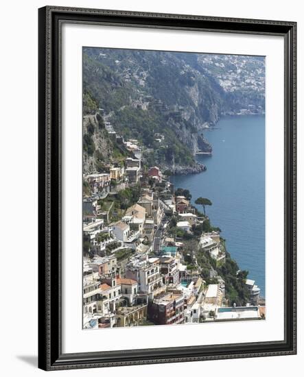 Positano, Amalfi Peninsula, UNESCO World Heritage Site, Campania, Italy, Mediterranean, Europe-Angelo Cavalli-Framed Photographic Print