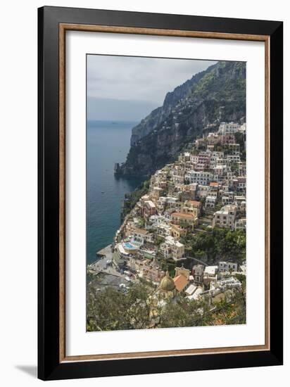 Positano, Amalfi Peninsula, UNESCO World Heritage Site, Campania, Italy, Mediterranean, Europe-Angelo Cavalli-Framed Photographic Print