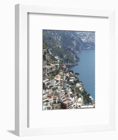 Positano, Amalfi Peninsula, UNESCO World Heritage Site, Campania, Italy, Mediterranean, Europe-Angelo Cavalli-Framed Photographic Print