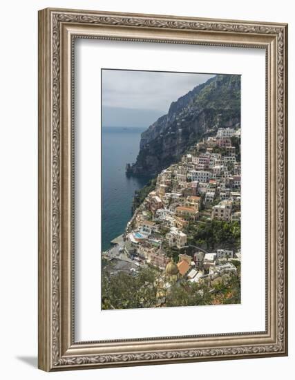 Positano, Amalfi Peninsula, UNESCO World Heritage Site, Campania, Italy, Mediterranean, Europe-Angelo Cavalli-Framed Photographic Print