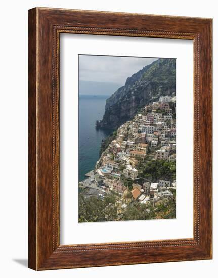 Positano, Amalfi Peninsula, UNESCO World Heritage Site, Campania, Italy, Mediterranean, Europe-Angelo Cavalli-Framed Photographic Print