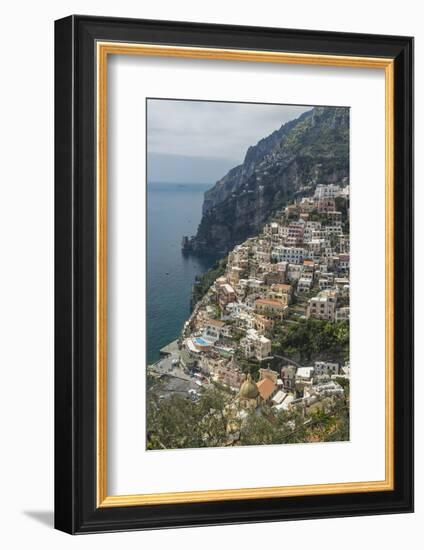 Positano, Amalfi Peninsula, UNESCO World Heritage Site, Campania, Italy, Mediterranean, Europe-Angelo Cavalli-Framed Photographic Print